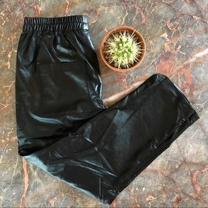 Anthropologie Leather Pants